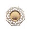 Gold 6 Round 13" Floral Cutout Design Acrylic Charger Plates Party Decorations